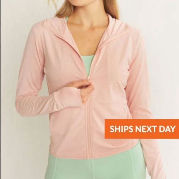 Athletic Hooded Jacket - Hooded Jacket - Athletic Jacket - Zip Front Jacket - Picture 1 of 4